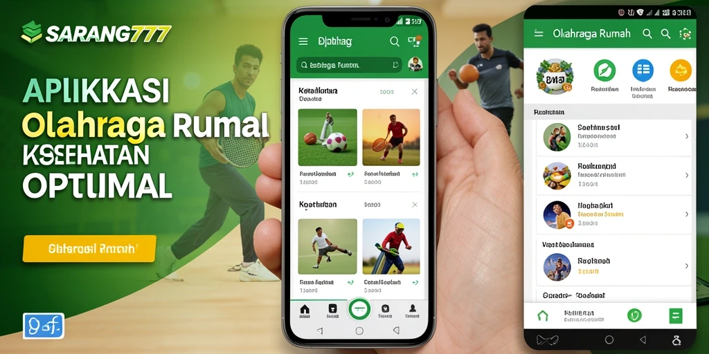 Tampilan antarmuka utama SARANG777 yang menampilkan berbagai pilihan latihan.