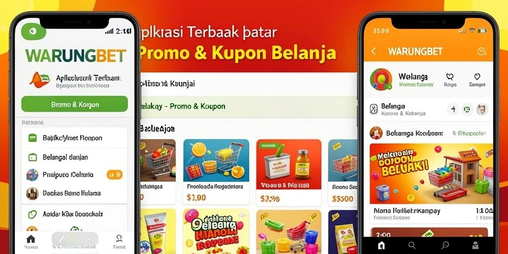 Tampilan antarmuka WARUNGBET yang user-friendly untuk kupon dan promo.