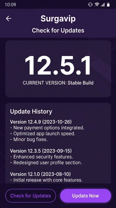Riwayat Versi APK surgavip Terbaru untuk Android